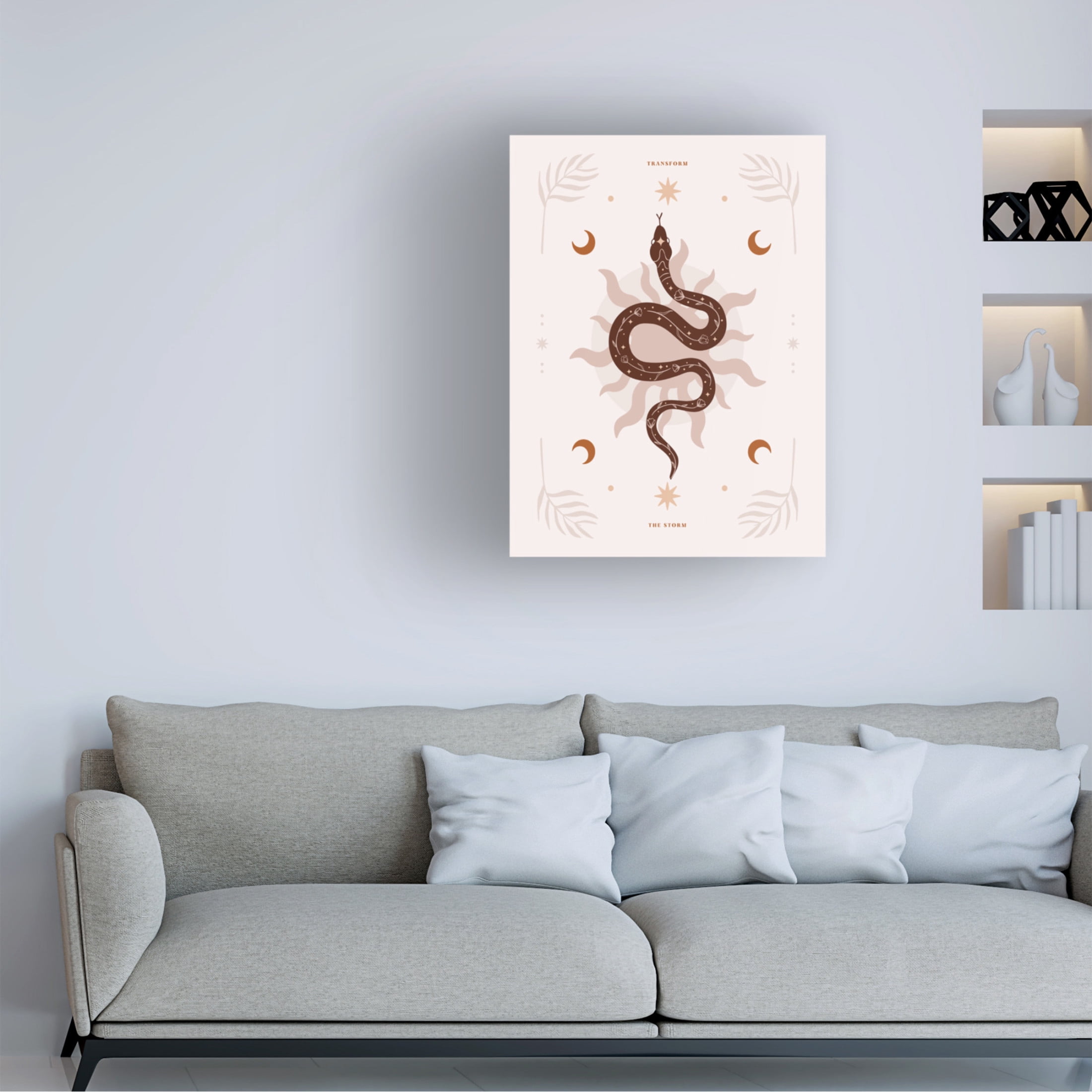 Trademark Fine Art Beth Cai Snake Transform Canvas Wall Art