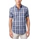 thumbnail image 1 of Club Room - Camisa con botones y bolsillo a cuadros para hombre, azul, extragrande Club Room  Botones al frente, 1 of 1
