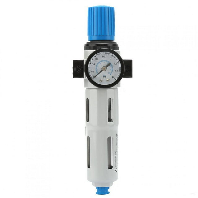 Pressure Reducing Air Valve, Compressed Air Filter Valve, G1/4'' Aluminum Alloy Large Rate For Industry Bracket Installation Stable Wide Temperature Rage