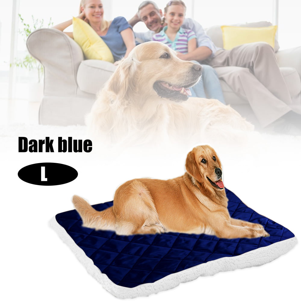 Fleece Pet Bed Cushion Mat Pad Dog Cat Kennel Crate Cozy Soft Blankets XXX-Large 