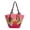 Red, variant on Woven Floral Color-Blocked Shoulder Bag,Beach Bags for Women, unique bags Summer Straw Bag, Woven Straw Beach Tote Bag Shoulder Handbags