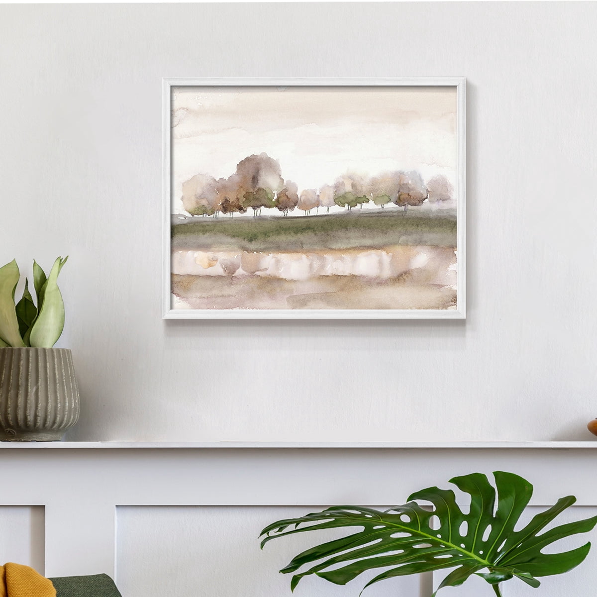 Soft Welcome Spring by Nan - Restickable Framed Giclée Print