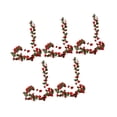 thumbnail image 1 of Guirnalda de rosas artificiales con peonías falsas, guirnalda decorativa colgante de rosas para Rojo, 1 of 8