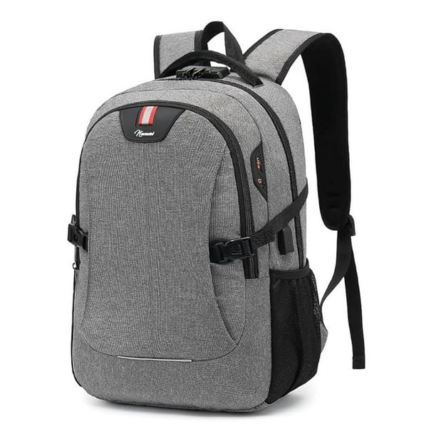 Mochila Antirrobo Nanwei con Puerto de Carga USB y de Auriculares 15.6 Pulgadas Impermeable