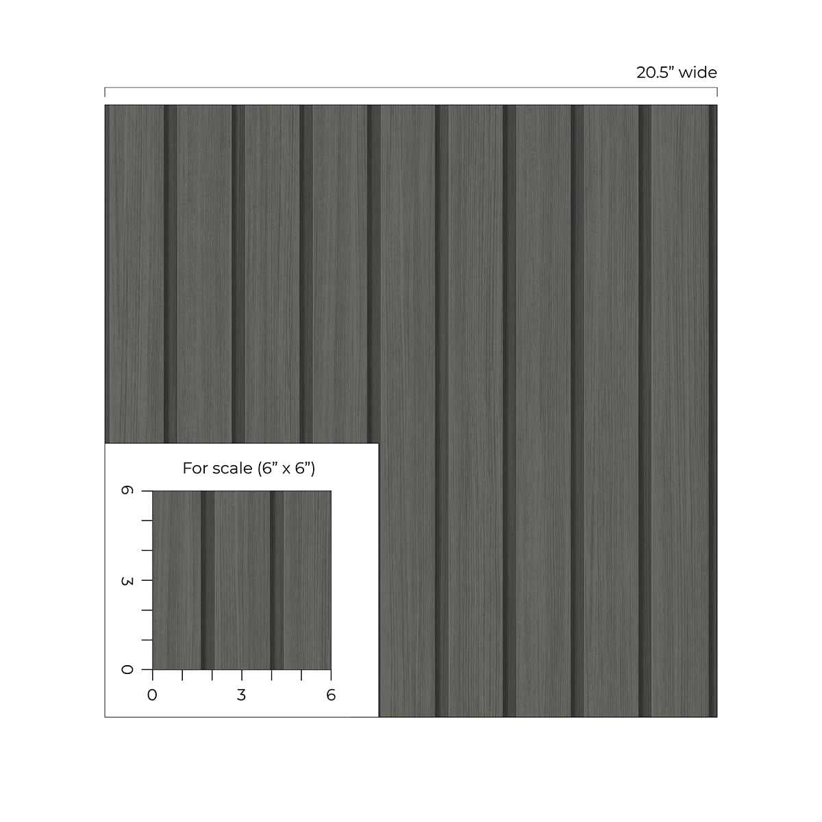 Stacy Garcia Home Faux Wooden Slats Peel and Stick Wallpaper