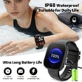 thumbnail image 5 of Smart Watch fits for Android and iPhone Devices, Smartwatch for Women Men 1.88" HD Fitness Tracker with 100+ Sports Mode, Bluetooth Call, IP68 Waterproof for Gift Black, 5 of 7