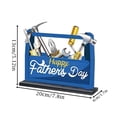 thumbnail image 3 of Creative Father's Day 3D Pop Up Greeting Card, Decorative Box Style Celebration Card, Unique Gift for Dad, Artistic Paper Craft Message Card, Blue, 3 of 6