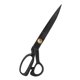 thumbnail image 1 of High Quality Retro Black Steel Tailor Scissors for Clothing, Leather, Craft, Sewing Accessories (HC-11 inch), 1 of 3