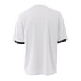 thumbnail image 2 of A4 Stretch Pro Baseball Jersey For Men in White/Black | N3011, 2 of 3