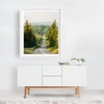 thumbnail image 2 of Road in Dolly Sods 03 - West Virginia Photography Forest Nature Scenic Rural Landscape Summer Rustic White Framed Wall Art Print 11 x 14 inches, 2 of 3