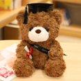 thumbnail image 3 of 2023 graduation bear (black hat), graduation bear doll, stuffed teddy bear, bear, graduation hat, bear, 3 of 5