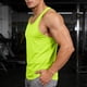 thumbnail image 4 of Camiseta de tirantes de cuello redondo para hombre, color liso, ajustada, para ejercicio, cuello redondo, fitness, manga corta, blusas de algodón para hombre, 4 of 9