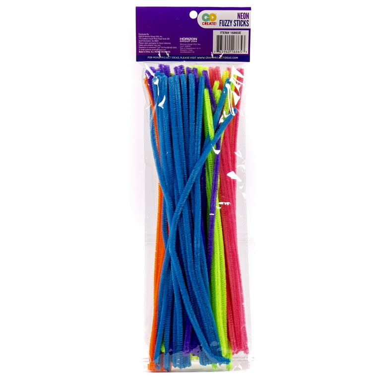 100ct Fuzzy Sticks Classic Colors - Mondo Llama™