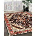 thumbnail image 2 of Ahgly Company Indoor Square Traditional Saffron Red Persian Area Rugs, 3' Square, 2 of 6