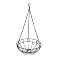 thumbnail image 2 of Cesta metálica colgante maceta de 10 pulgadas con cadena y forro de coco para plantas de interior o exterior, 2 of 8