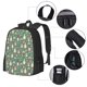 thumbnail image 2 of Easygdp Mushrooms Gnome Mochila de Gran Capacidad Minimalista Ideal para Escuela, Viajes y Uso Diario, 2 of 6