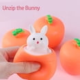 thumbnail image 4 of Shengyu Carrot Rabbit Stress Stress Relieving Tool Silica Fun Toy Stress Relief Carrot Squeezing Carrot Rabbit Carrot Cup type+2, 4 of 6
