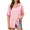Pink, variant on Bovxnpu Womens Long Sleeve Shirts Loose Sun Protection Cardigan Sleepwear