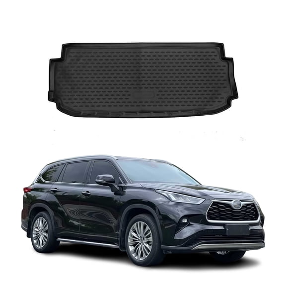 OMAC Cargo Mats Liner for Toyota Highlander 2020-2026 Waterproof TPE Black