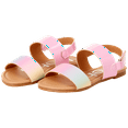 thumbnail image 4 of bebe Girls’ Sandal – Two Strapped Patent Leatherette Glitter Sandals (Toddler/Little Kid), 4 of 7