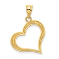 thumbnail image 3 of 14K Polished Crooked Heart Pendant in 14k Yellow Gold, 3 of 3