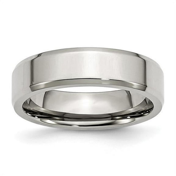 Primal Steel Stainless Steel 6mm Beveled Edge Band