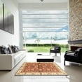 thumbnail image 6 of Ahgly Company Indoor Round Abstract Red Oriental Area Rugs, 7' Round, 6 of 6