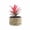 #606-Multicolor, variant on Creatitoy Artificial Potted Greenery For Indoor Outdoor Decoration - 11.81 in Height Sturdy Plastic Agave Fake Plant for Home Office Balcony Desktop Garden Decor