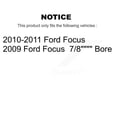 thumbnail image 2 of Transit Auto Rear Brake Drum Shoes Spring and Cylinders Kit for Car Ford Focus K8N-100259, 2 of 11
