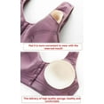 thumbnail image 2 of Sports Bras for Women High Support Front Closure Bralette Bra Plus Size Older Women Bras, 2 of 4