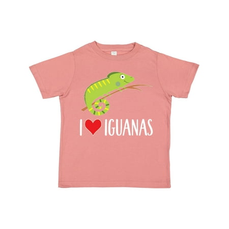 

Inktastic I Love Iguanas Gift Toddler Boy or Toddler Girl T-Shirt