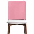 thumbnail image 6 of Pink Chair Back Cover for Dining Room Set of 6, Pure Pink Removable Kitchen Chair Slipcovers, Washable Seat Protector for Restaurant Party Banquet Wedding Décor, 6 of 9