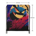 thumbnail image 5 of 13.5 x 16.5 Inch Halloween Pattern of Waterproof Drawstring Backpack with Shoe Compartment – Lightweight Dry Wet Separation Gym Bag for Men Women & Teens, 5 of 5