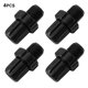 thumbnail image 5 of Toystoory Paquete de 4 tornillos de ajuste de palanca de freno de bicicleta piezas de ajuste de pernos M10 Ciclismo Negro, 5 of 6