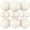 22/10inch Cream White, variant on ANHXN Iridescent Round Foil Balloons, Clear Ball Balloon, Holographic Balloons for Birthday Wedding Folding Rainbow Under The Sea Mermaid Party decoration