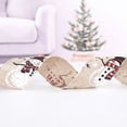 thumbnail image 3 of Cintas navideñas con borde con cable, árbol de Navidad, muñeco de nieve, camión, cinta para envolver con cable para decoración navideña, 10m, 3 of 5