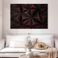 thumbnail image 2 of Elephant Stock Black And Red Abstract Wall Art - Horizontal Canvas Wall Art - Living Room Wall Decor - Abstract Canvas - Black And Red Decor - 51" x 34", 2 of 8