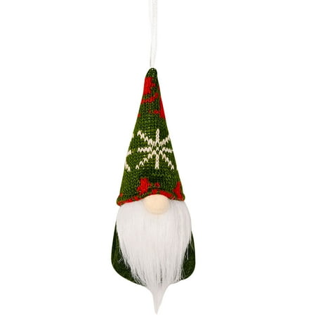 

BESTHUA Christmas Dwarf Doll Ornament Santa Faceless Doll Pendant Decor