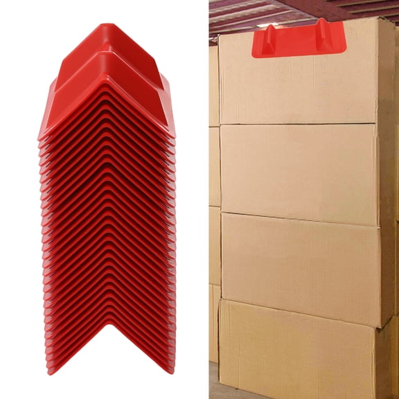 Red 30-Pack Corner Protector, Edge Protectors Flatbed, Protects Cargo Edges