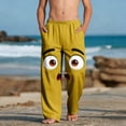 thumbnail image 2 of Pantalon de Plage Décontracté Imprimé pour Filles avec Poches Bas pour Enfants 100 % Polyester, 2 of 9