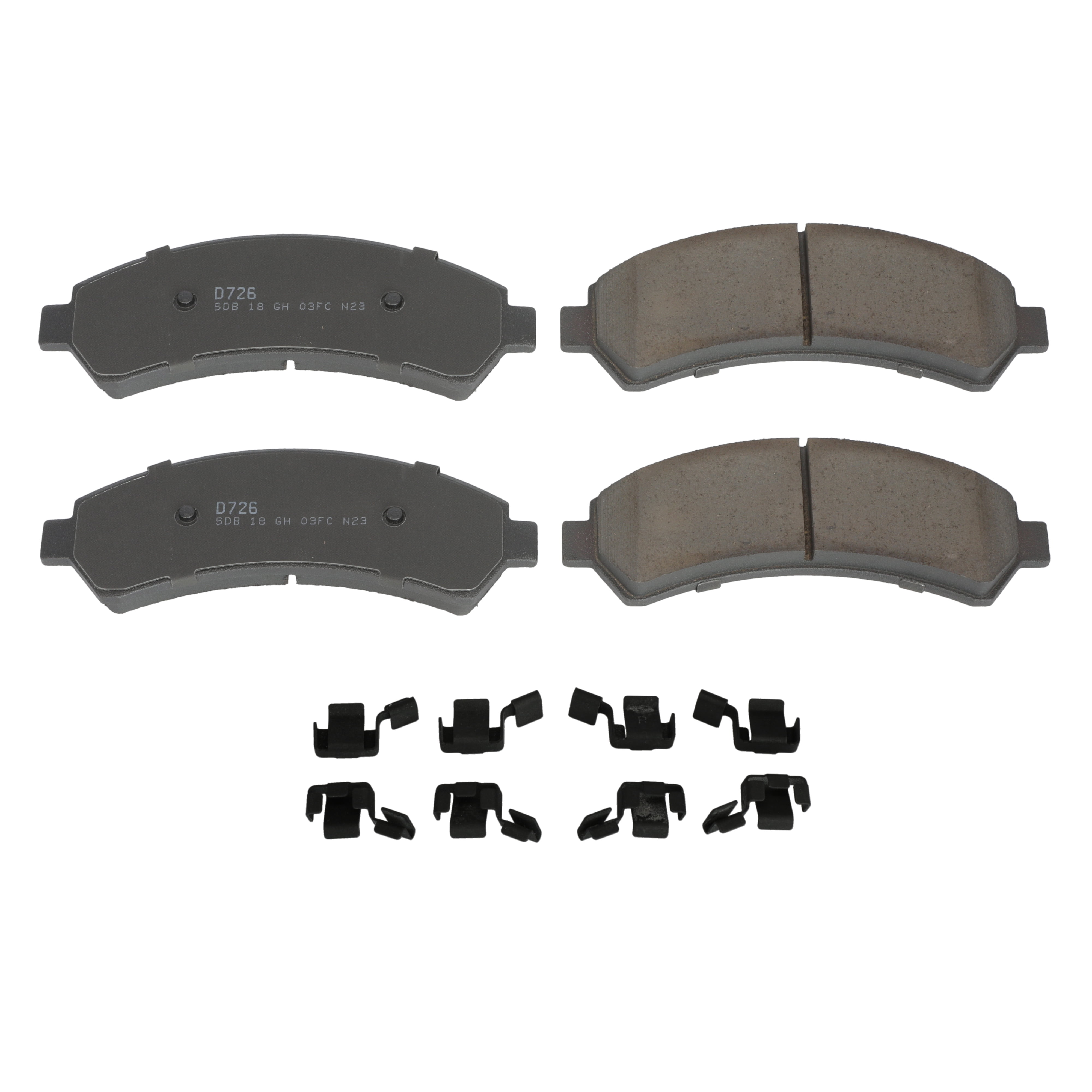 Winstop Brake Pad Set, Front WS.0726.0.C, Chevrolet S10 2004-1998