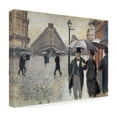thumbnail image 4 of Gustave Caillebotte 'Rainy Day in Paris' Canvas Art, 4 of 4
