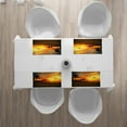 thumbnail image 3 of Ambesonne Beach Place Mats Set of 4, Romantic Sunset Scenery, Standard Size, Orange Yellow, 3 of 4