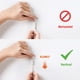 thumbnail image 4 of Xiao Hua Paquete de 120 pegatinas para póster , tiras de relleno pequeñas, pegatinas de pared sin costuras para interiores, tiras adhesivas de doble cara sin daños, 4 of 4