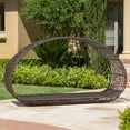 thumbnail image 6 of Kinston Outdoor Wicker Daybed with Cushion, Multibrown, White, 6 of 12