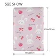 thumbnail image 3 of Pofeuu Love Rabbit Print Travel Document Organizer Passport Holder Men Women for Family (6.5 in x 4.5 in),Wallet Holder Credit Card Clutch Bag Case, 3 of 5