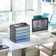 thumbnail image 2 of DALTACK Desk Organizer for Desk, 5-Tier Paper Organizer Tray, Letter Tray Storage for Home Office School, Black, 2 of 6