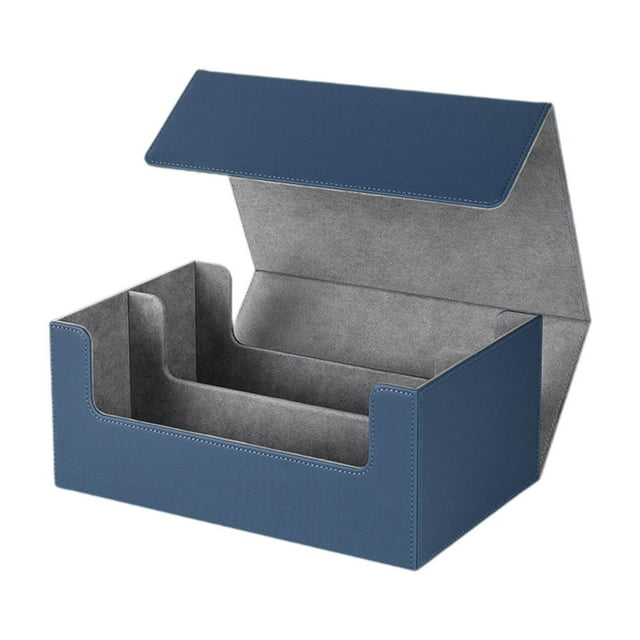Xuanheng Card Deck Box Container Waterproof Organizer Basketball Star Card Collection blue