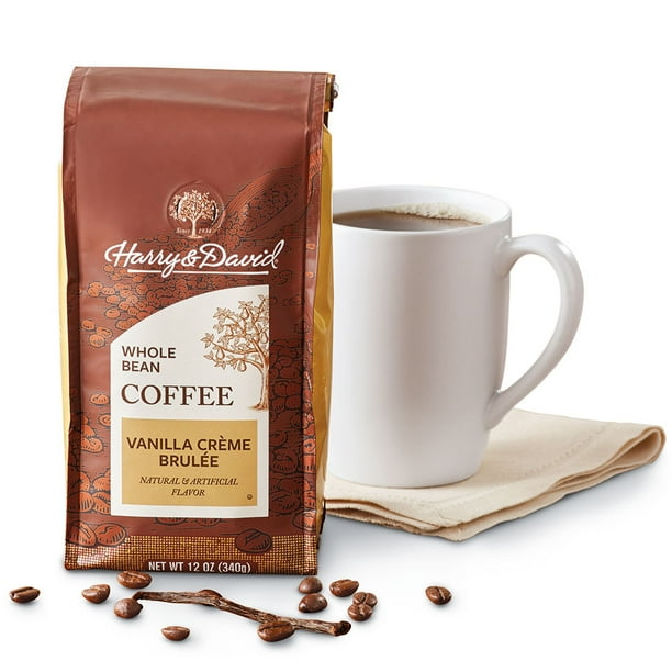 Harry & David Vanilla Creme Brulee Whole Bean Coffee (12 Ounces