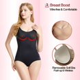thumbnail image 5 of PEASKJP Firm Control Shapewear for Women Tummy Control Thigh Slimming Technology Bodysuits, Black S, 5 of 5